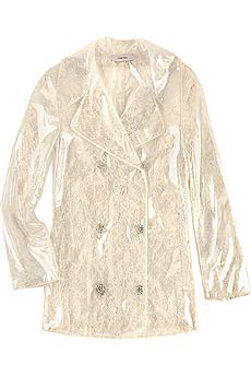 Thakoon Lace and perspex jacket
