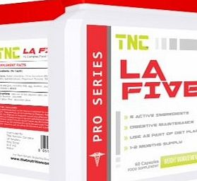 ThatNutritionCompany Powerfull Effective LA FIVE Fat Burners Capsules Strongest Legal Weight Loss Pills For Men And Women Thermogenic Slimming Diet (x1 Tub)