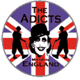 The Adicts Made In England Button Badges