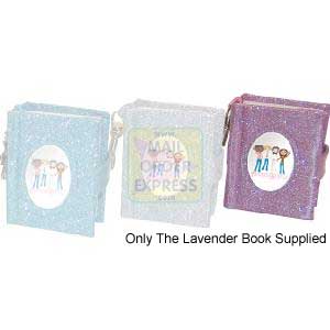 The Bead Shop Fashion Angels Mini Sparkle Book Lavender