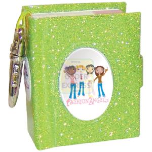 The Bead Shop Fashion Angels Mini Sparkle Book Lime Green