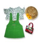 The Bear Mill GARDEN GIRL OUTFIT FITS 15 BUILD A BEAR FACTORY