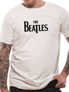The Beatles (White Logo) T-shirt cid_tsw_2440