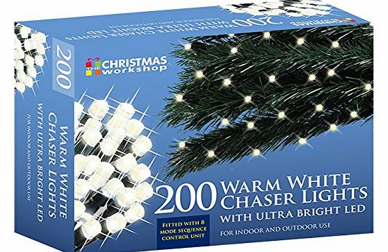 The Benross Christmas Workshop 200 LED String Lights, Warm White