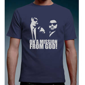The Blues Brothers Mens T-shirt (Blue Black or