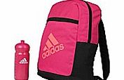 Adidas 2 Piece Backpack, Sack and Bottle
