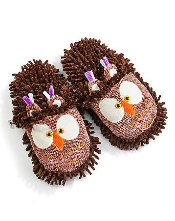 The Brilliant Gift Shop Aroma Home Owl Slippers