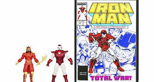 Silver Centurion Iron Man and Mandarin Marvel Universe Comic Book Action Figures