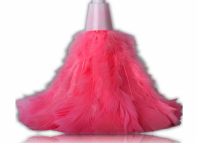 The Chemical Hut 4 Pack Of 48 Extra Long Quality Bright Coloured Feather Dusters Treated To Attract Dust For Use On Furniture, Lamp Shades, Blinds, TV Cabinets, Doors, Windows, Desks amp; Ornaments.