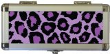 The Creative Nut Limited Darts Case - Leopard Print (Purple) Design