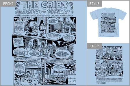 Cribs (Comic Strip) T-shirt cid_4747TS_D