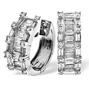 The Diamond Store.co.uk 18K WHITE GOLD DIAMOND EARRING 1.67CT