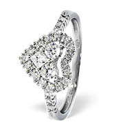 The Diamond Store.co.uk 18K WHITE GOLD DIAMOND RING 0.41CT