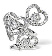 The Diamond Store.co.uk 18K WHITE GOLD DIAMOND RING 1.17CT