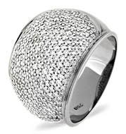 The Diamond Store.co.uk 18K WHITE GOLD DIAMOND RING 2.90CT