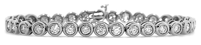The Diamond Store.co.uk 18KW DIAMOND BRACELET 2.00CT H/SI