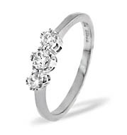 The Diamond Store.co.uk 18KW DIAMOND RING 0.33CT PK