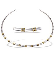 The Diamond Store.co.uk 2-Tone Diamond Box Necklace (0.30CT)