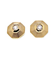 The Diamond Store.co.uk 9K Gold Diamond Earrings (0.16ct)
