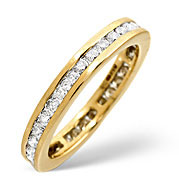 The Diamond Store.co.uk 9K Gold Diamond Eternity Ring 0.91CT