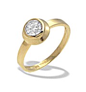 The Diamond Store.co.uk 9K Gold Diamond Ladies Rings (0.15ct)