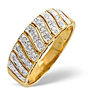 The Diamond Store.co.uk 9K Gold Diamond Set Ring 0.24CT