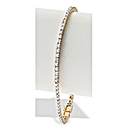 The Diamond Store.co.uk 9K Gold Diamond Tennis Bracelet (2.00ct)