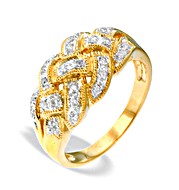 The Diamond Store.co.uk 9K Gold Diamond Weave Ring (0.17ct)