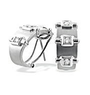 9K White Gold Diamond Earrings (0.20ct)