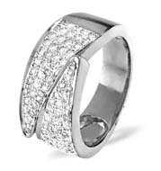 The Diamond Store.co.uk 9K WHITE GOLD DIAMOND RING 0.62CT