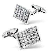 The Diamond Store.co.uk 9KW DIAMOND CUFFLINKS 0.18CT