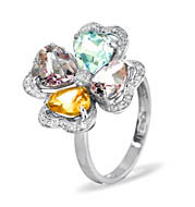 The Diamond Store.co.uk 9KW DIAMOND MULTI RING 0.15CT
