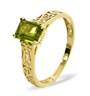 The Diamond Store.co.uk 9KY PERIDOT RING