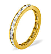 The Diamond Store.co.uk ABIGAIL 18KY DIAMOND FULL ETERNITY RING 2.00CT G/VS