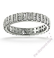 The Diamond Store.co.uk ELLIE 18KW DIAMOND FULL ETERNITY RING 2.00CT H/SI