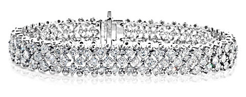 The Diamond Store.co.uk Evening Bracelet 8.33CT Diamond 18KW