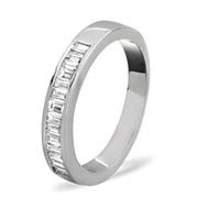 The Diamond Store.co.uk GRACE 18KW DIAMOND HALF ETERNITY RING 1.00CT H/SI
