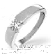 JESSICA 18KW DIAMOND SOLITAIRE RING 0.33CT H/SI