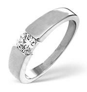 The Diamond Store.co.uk JESSICA 18KW DIAMOND SOLITAIRE RING 0.50CT PK