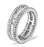 The Diamond Store.co.uk KATIE 18KW DIAMOND FULL ETERNITY RING 1.00CT G/VS