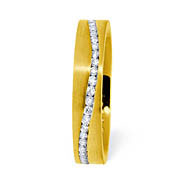 The Diamond Store.co.uk LADIES 18K GOLD DIAMOND WEDDING RING 0.55CT G/VS