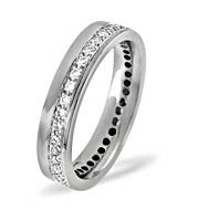 The Diamond Store.co.uk LADIES 18K WHITE GOLD DIAMOND WEDDING RING 0.38CT G/VS