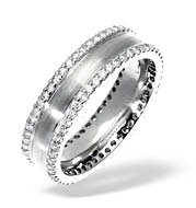 The Diamond Store.co.uk LADIES 18K WHITE GOLD DIAMOND WEDDING RING 0.70CT G/VS