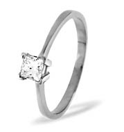 The Diamond Store.co.uk LAUREN 18KW DIAMOND SOLITAIRE RING 0.75CT G/VS