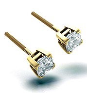 The Diamond Store.co.uk OLIVIA 18KY DIAMOND STUD EARRINGS 1.00CT G/VS
