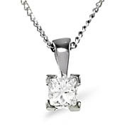 The Diamond Store.co.uk OLIVIA PLATINUM DIAMOND PENDANT 0.25CT G/VS