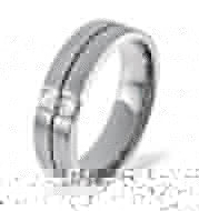 PALLADIUM DIAMOND WEDDING RING 0.16CT H/SI