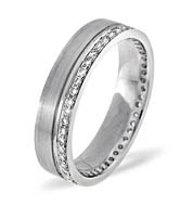 The Diamond Store.co.uk PALLADIUM DIAMOND WEDDING RING 0.27CT G/VS