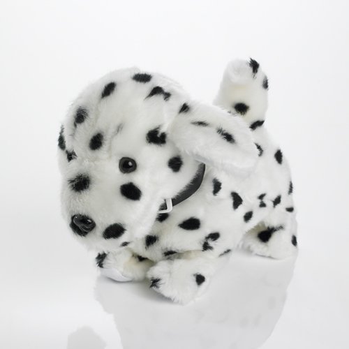 The Discovery Store Electronic Toy Pet Dog Domino Dalmatian Life-like Movement Walks Barks and Wags His Tail and Begs