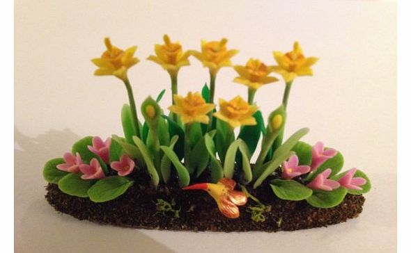 Dolls House Emporium Spring Flower Border 1:12 scale